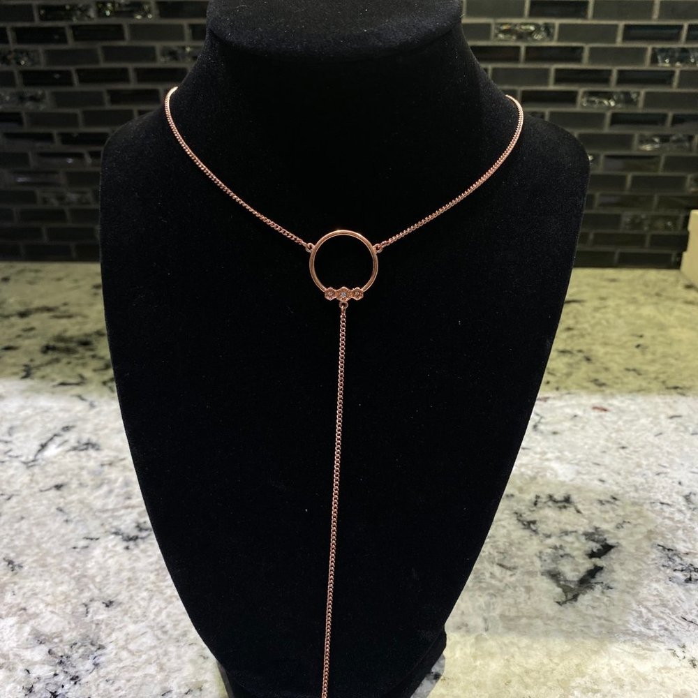 Luv AJ Rose Gold Necklace